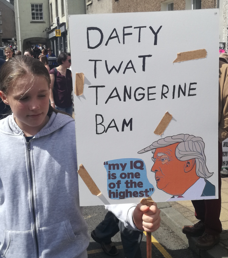 Illustration for article titled Scottish anti-Trump photo dump (long and comprehensive!)